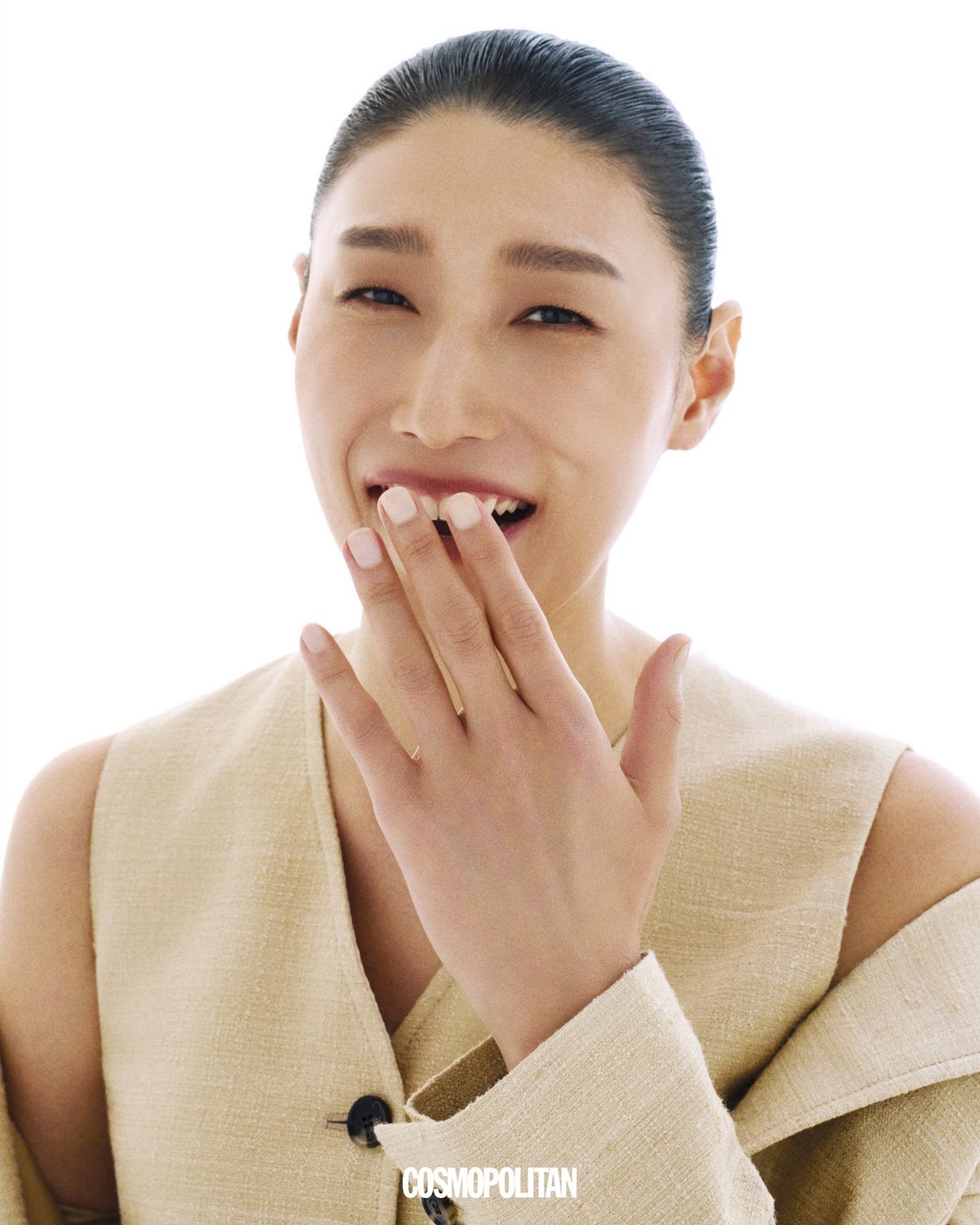 실크 소재의 마리아 재킷, 롭 베스트 모두 Loro Piana.