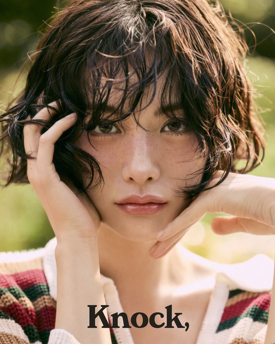 KNOCK 모델 나나 (출처 : 인스타그램 @knock_comma)
