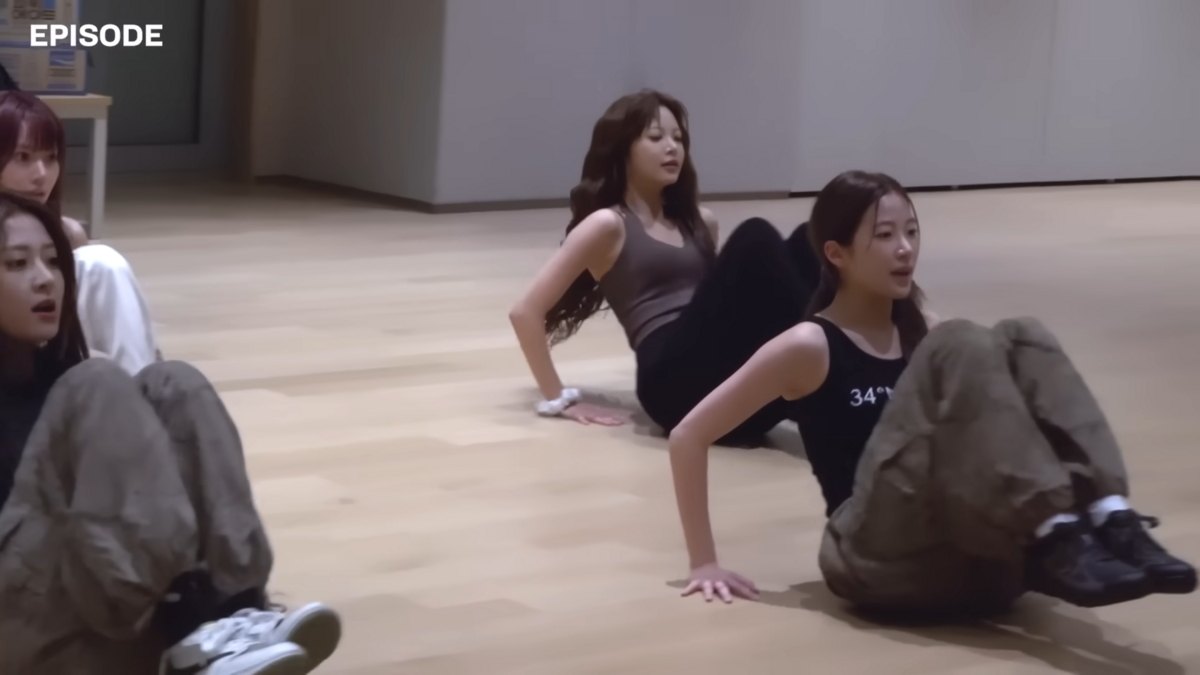 크런치. 유튜브 ‘LE SSERAFIM’