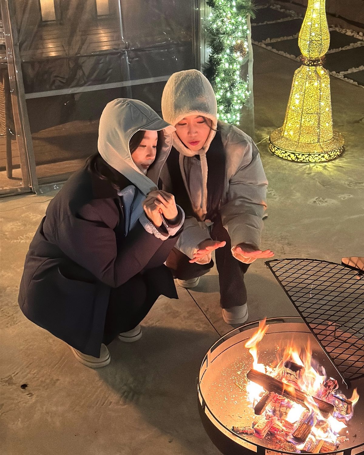 다비치 김장조끼 패션 | 인스타그램 @iammingki