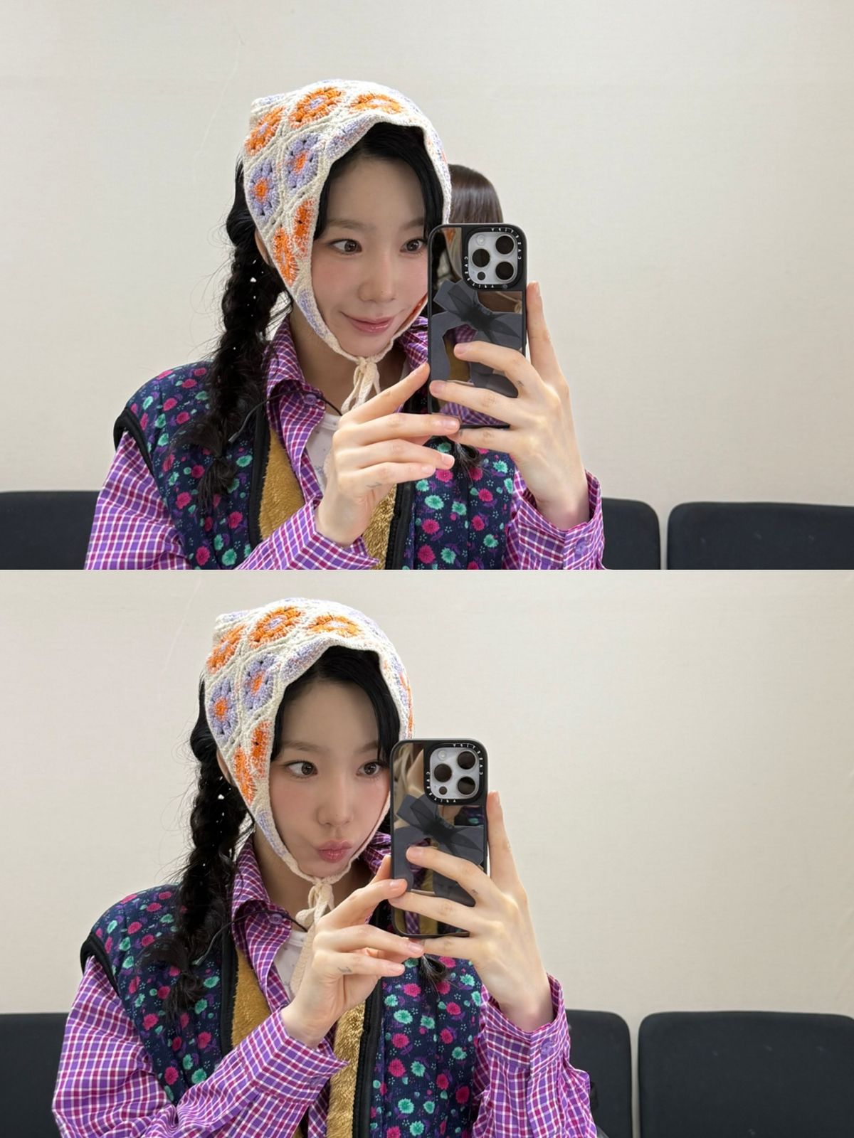 태연 김장조끼 패션 | 인스타그램 @taeyeon_ss