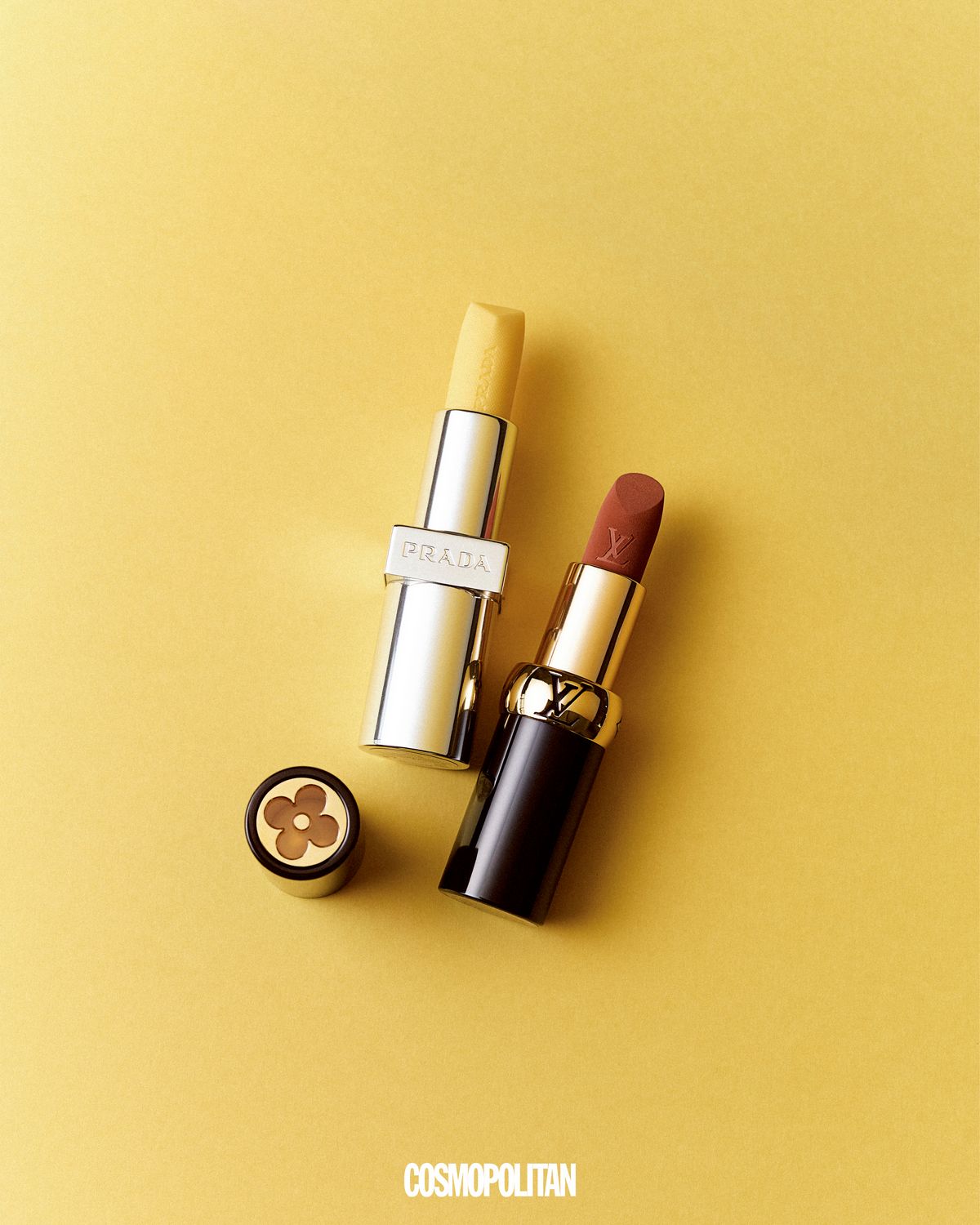 바나나 립 밤 Prada Beauty. LV 루즈 매트 105 누드 네세서리 La Beauté Louis Vuitton