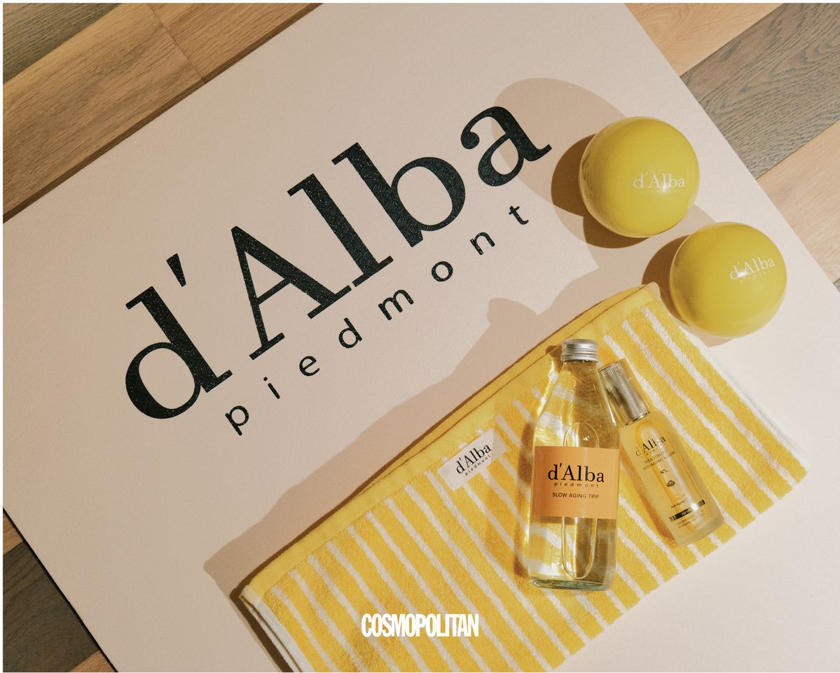 토닝볼 클래스에 마련된 달바의 시그너처 아이템, 비타 미스트. 