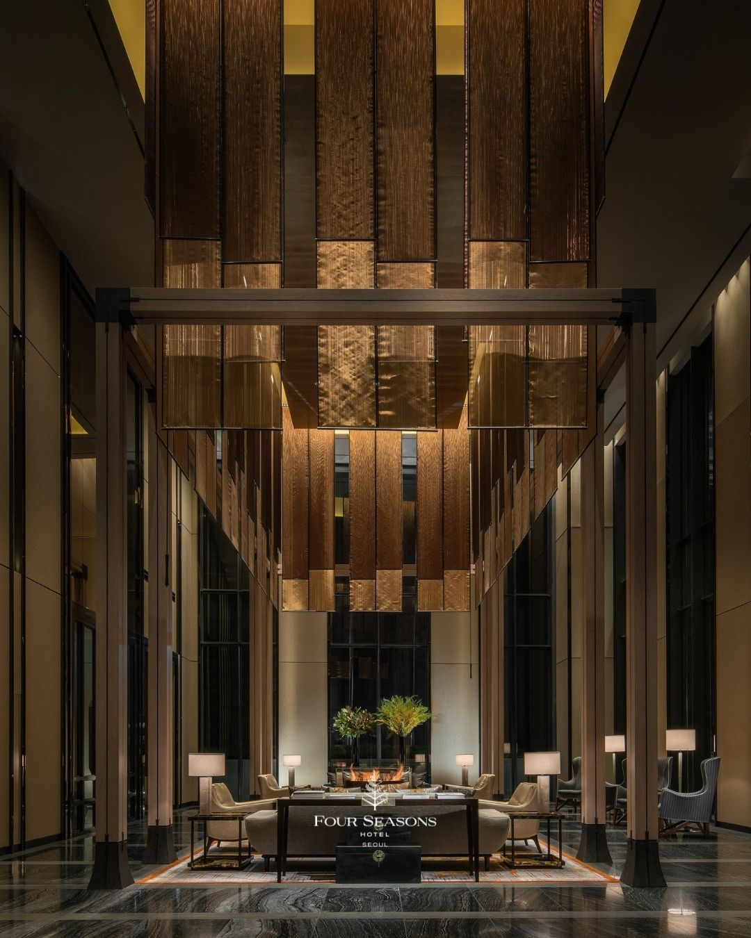 2024년 내한 당시 예가 묵었던 포시즌스호텔 서울. 인스타그램 @fsseou
