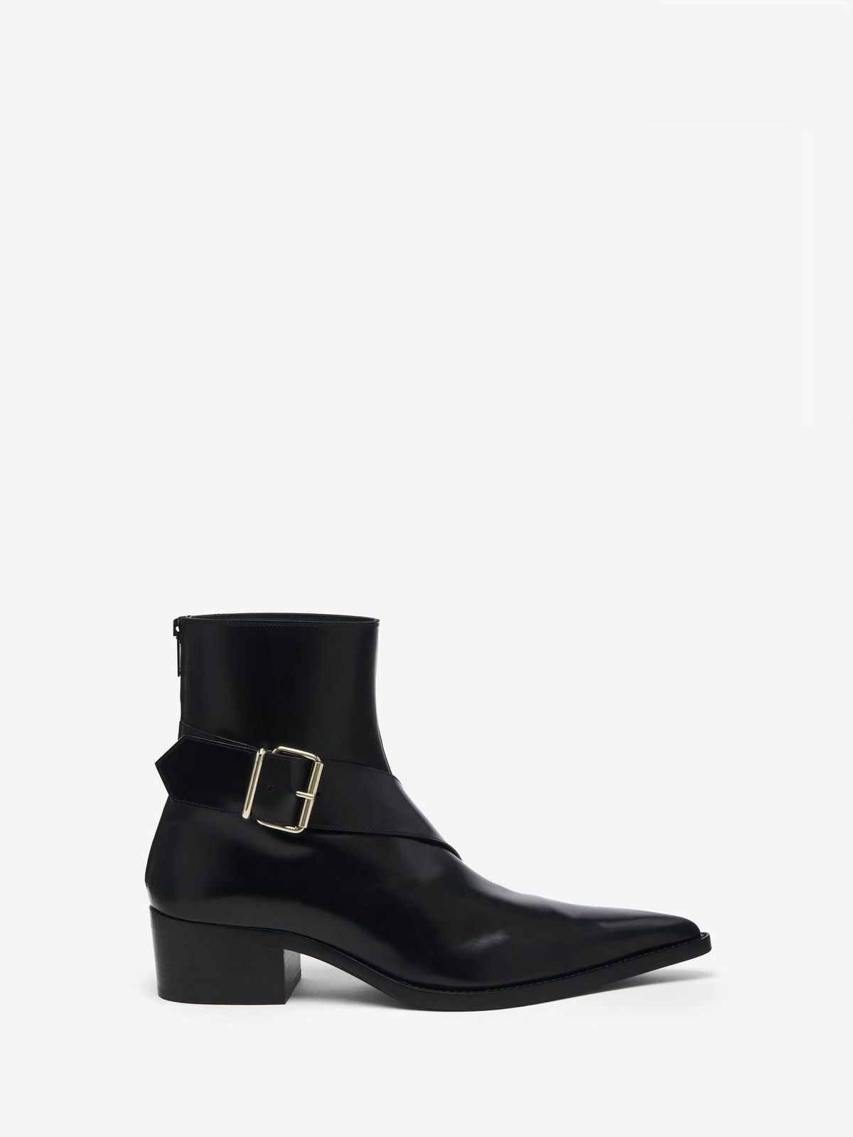 Heron Buckle Boot in Black