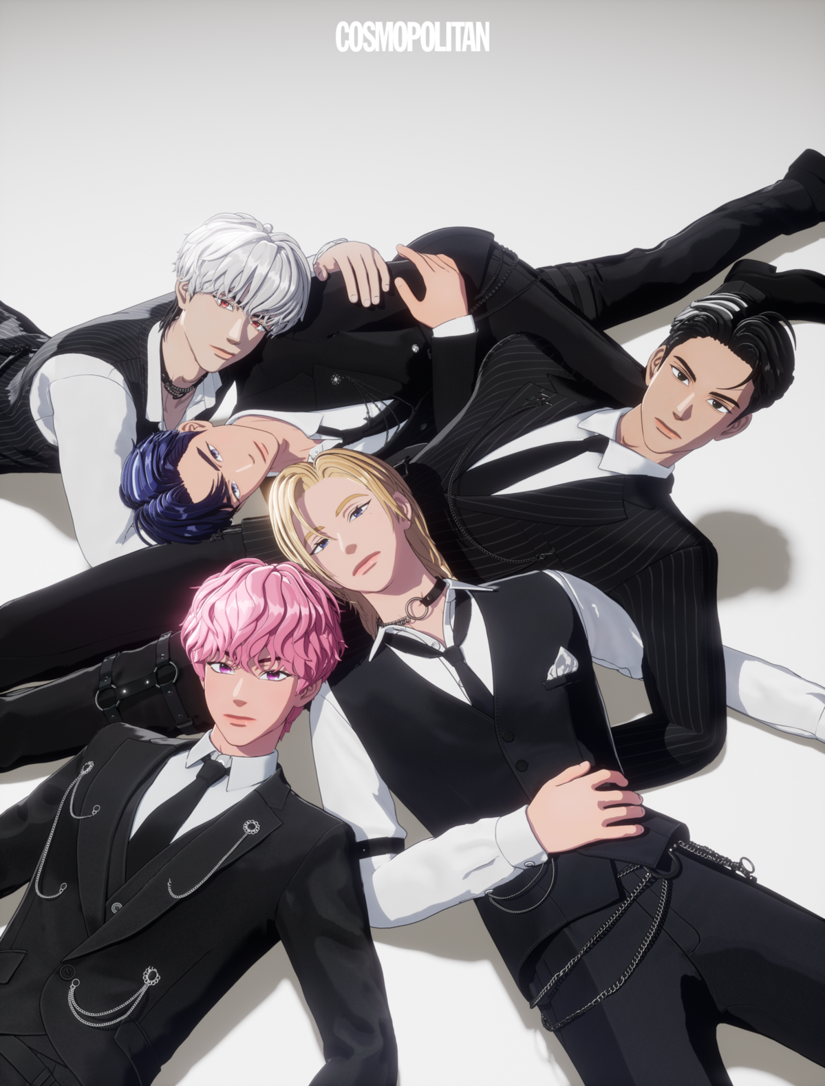 코스모폴리탄 2월호 커버를 장식한 플레이브. 사진 코스모폴리탄