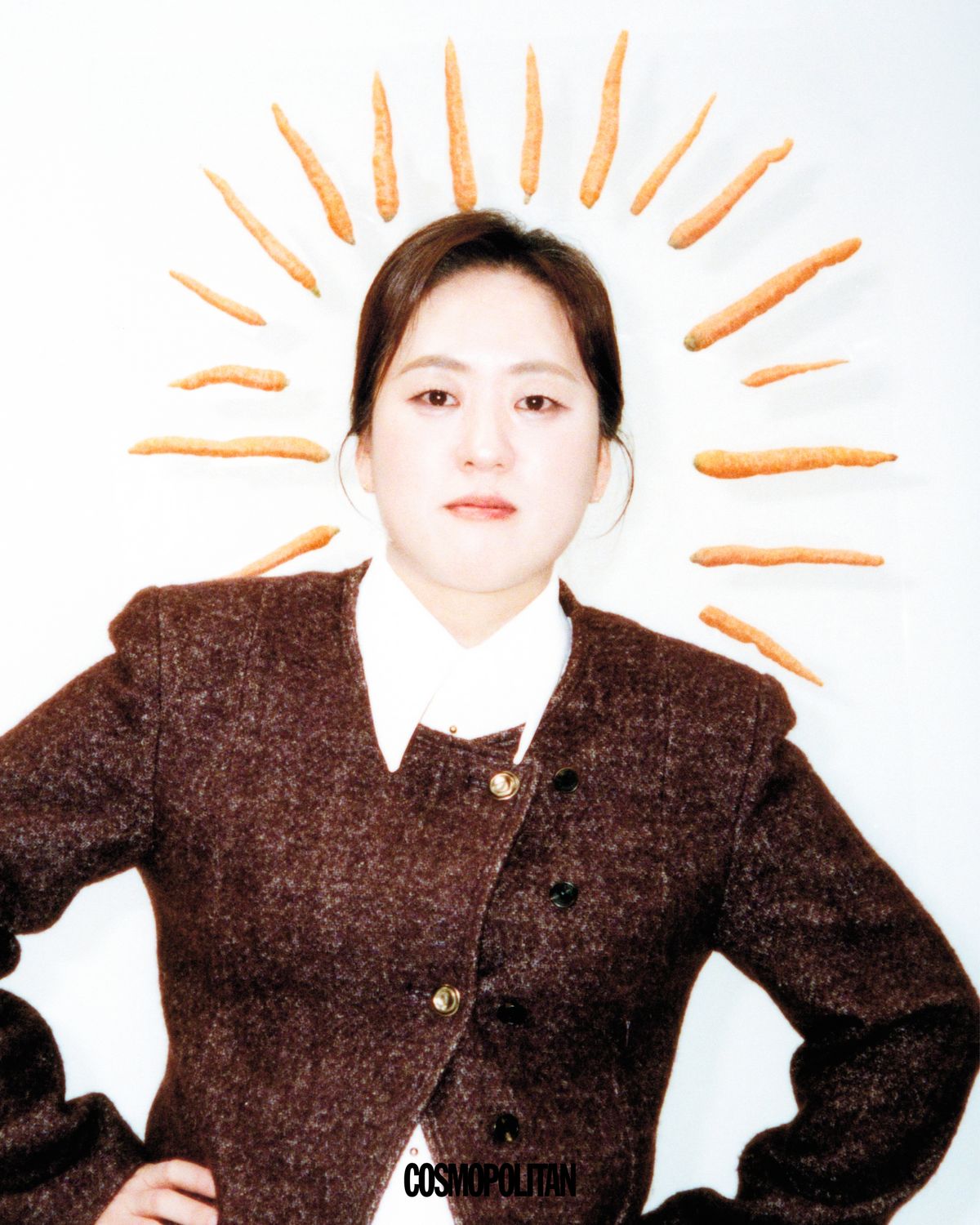 재킷 L’H.A.S. 블라우스 스타일리스트 소장품.