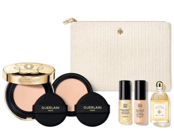 NEW 빠뤼르 골드 메쉬 쿠션 & 리필 듀오 세트(+디럭스 3종)