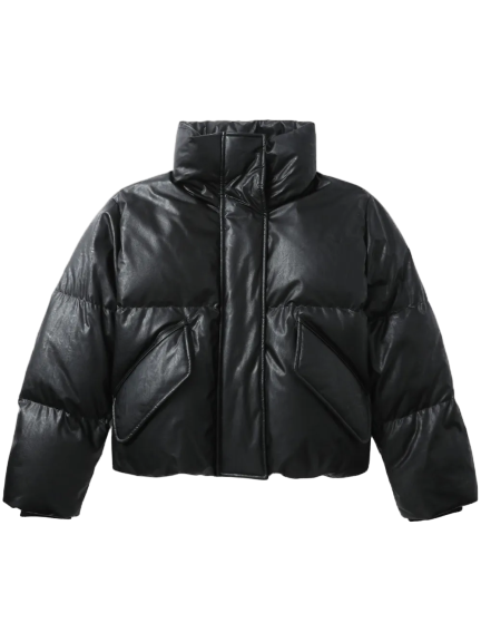 숫자 모티프 패딩 재킷