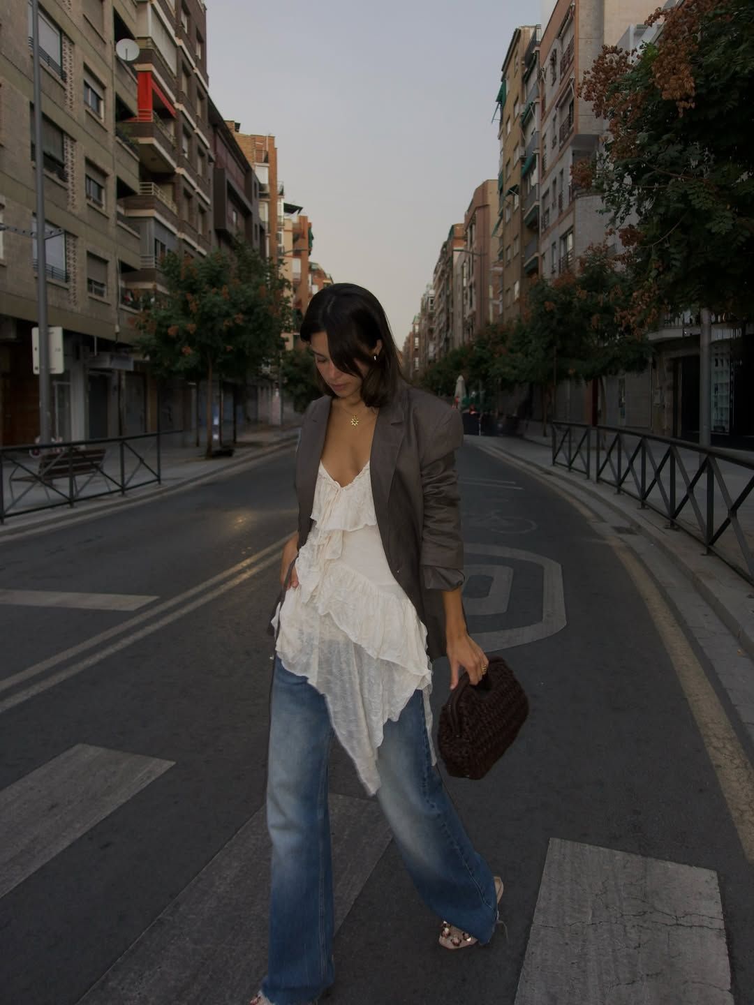 슬립 드레스 With 블레이저 | 인스타그램 @mariaramaa