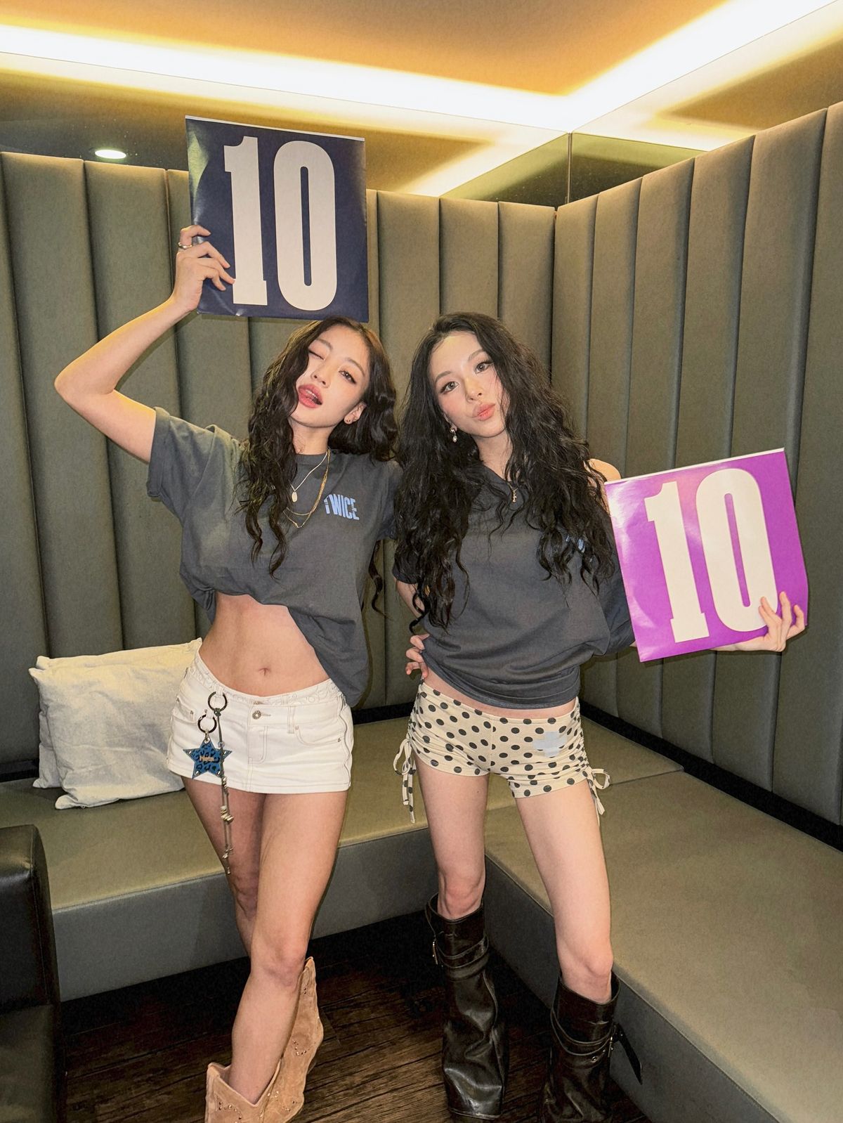 트와이스 지효와 채영의 운동 루틴 | 인스타그램 @_zyozyo