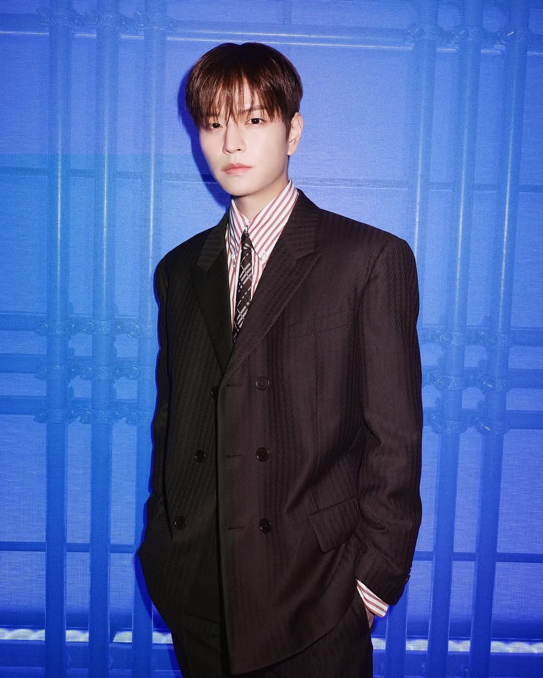 버버리 쇼에 참석한 스트레이키즈 승민. 사진 인스타그램 @burberry