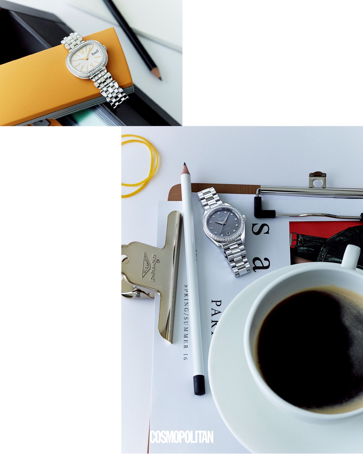 (위)식스티 워치 1천7백70만원 Piaget. (아래)씨마스터 아쿠아 테라 워치 1천9백만원대 Omega.