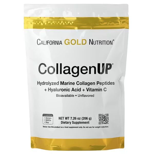 CollagenUP®, 가수분해 해양 콜라겐 펩타이드, 히알루론산 및 비타민C 함유, 무맛, 206g(7.26oz)