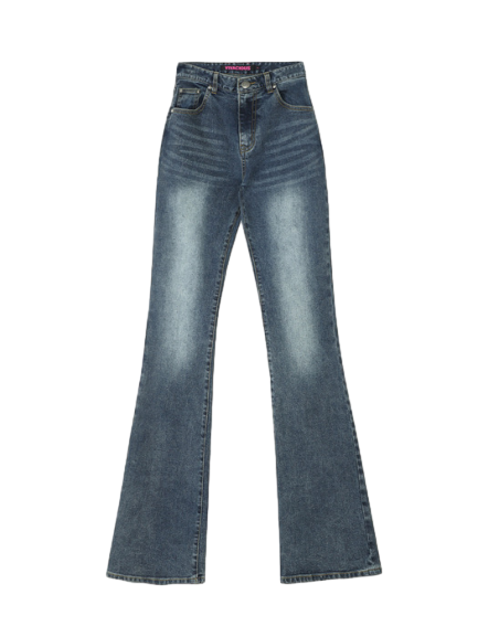 노엘 부츠컷 데님 팬츠 블루