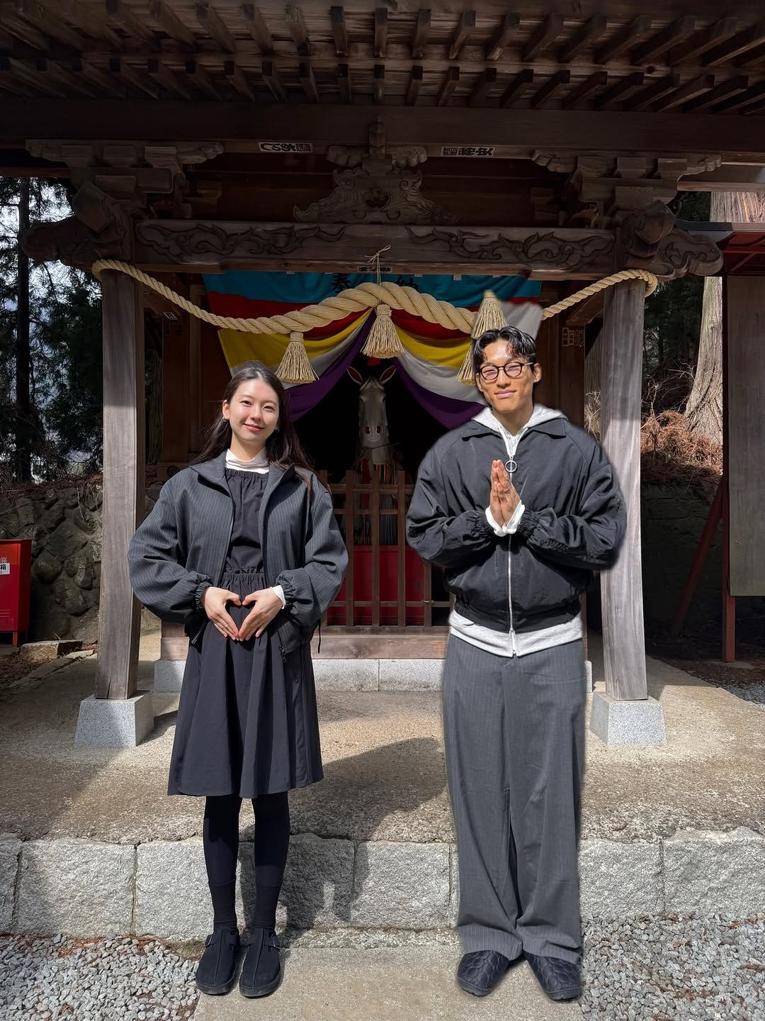 김진경, 김승규 커플룩 | 인스타그램 @jinkyung3_3