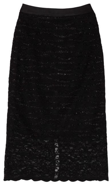 트윙클 레이스 스커트