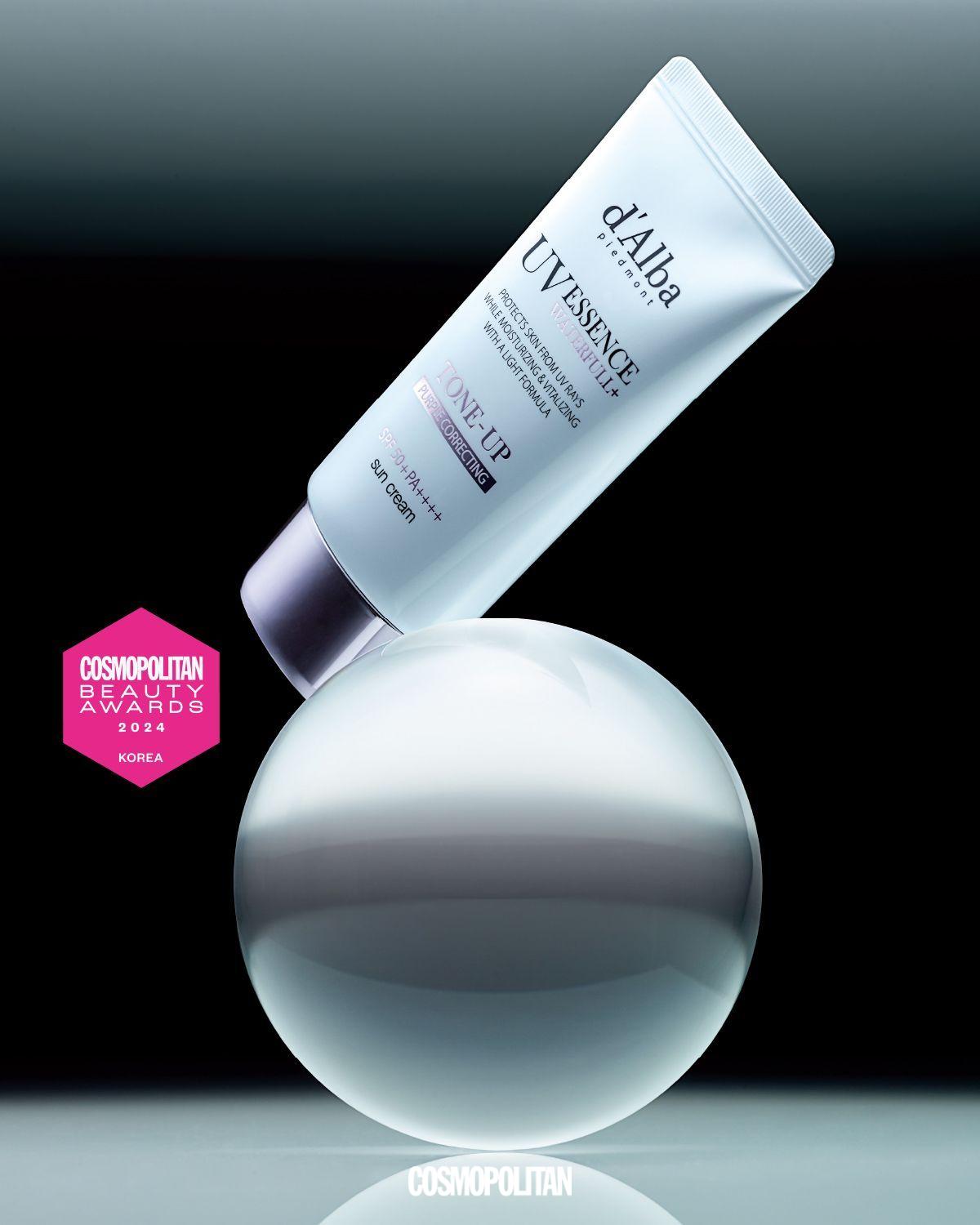 Best UV Protector｜워터풀 비건 톤업 선크림 퍼플 SPF 50+ PA++++ 50ml 3만4천원 d’Alba