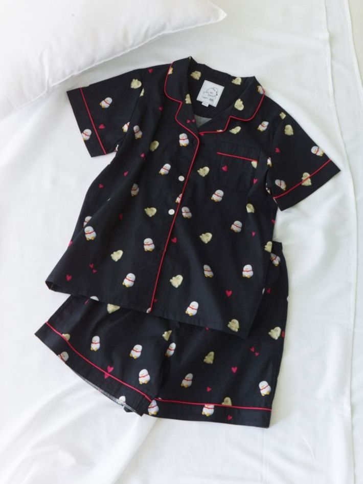 코스모폴리탄 X 베베더오리 스탠다드 하트 반소매 세트 with oggitt