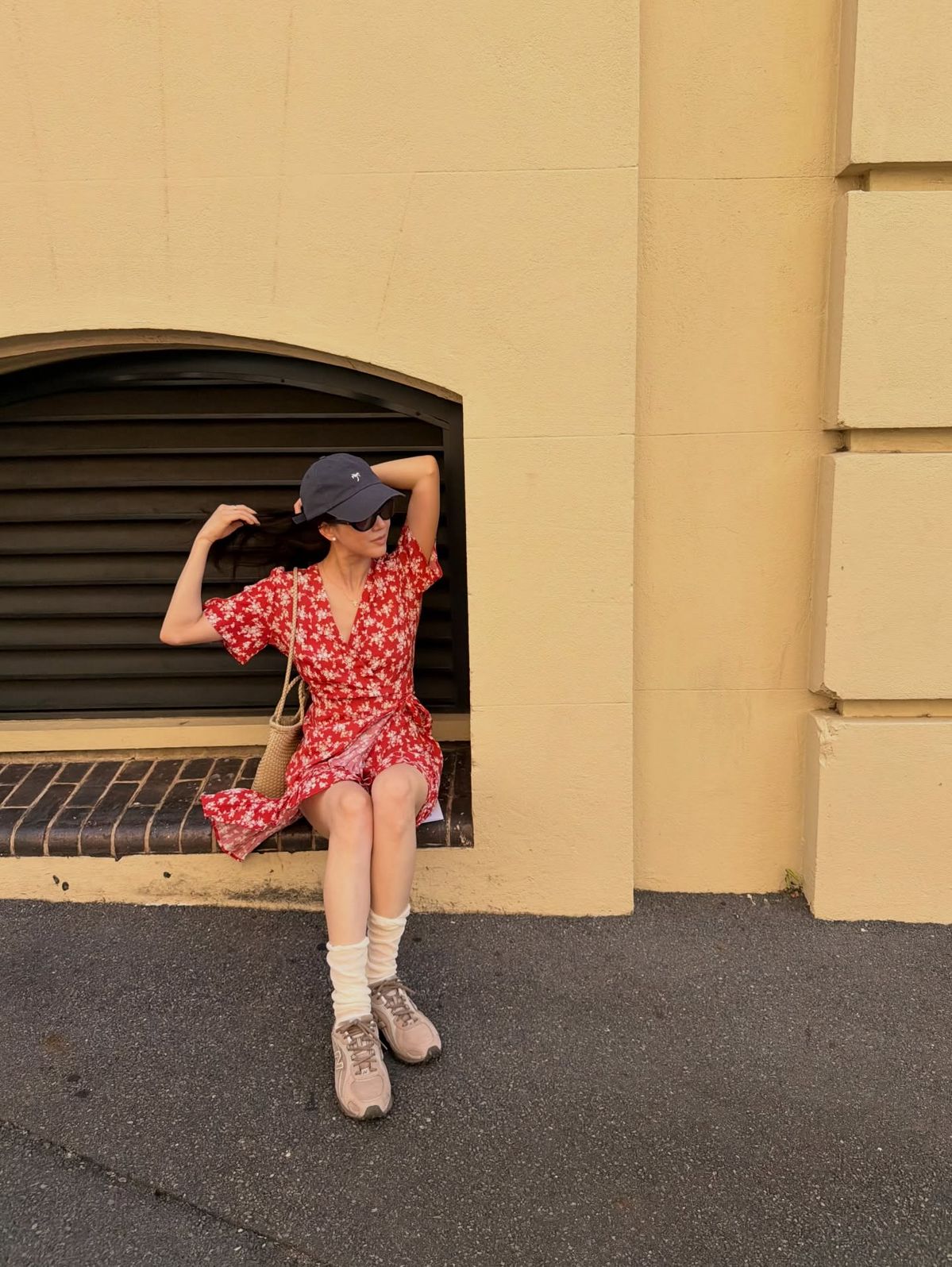 정려원 꽃무늬 원피스 | 인스타그램 @yoanaloves