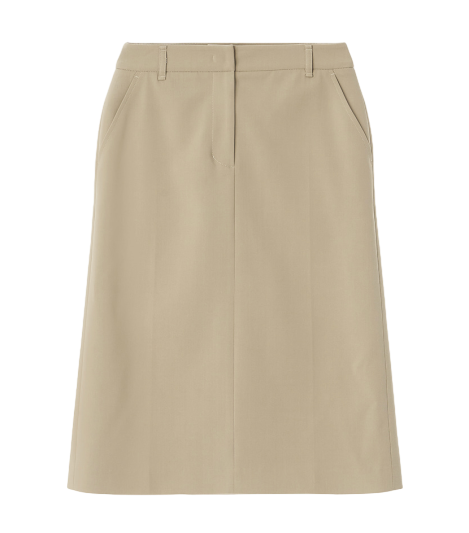 세렌 H라인 미디 스커트