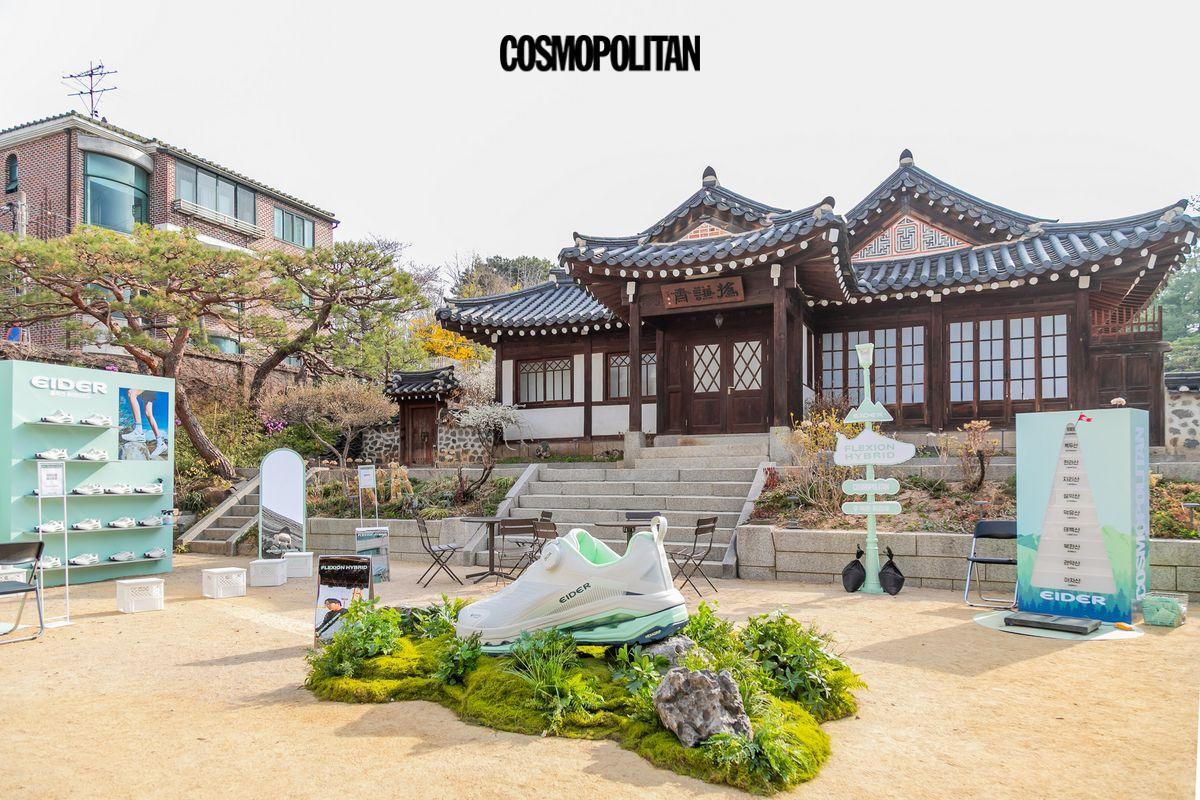 북촌 휘겸재 아이더X코스모폴리탄 트레일러 현장