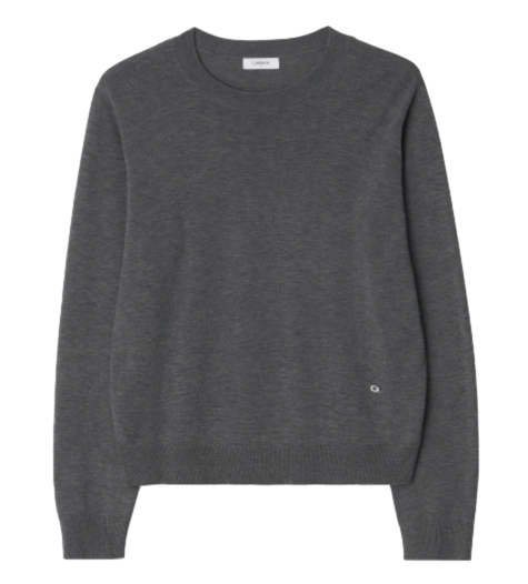 루미 실크 럭스 크루넥 니트