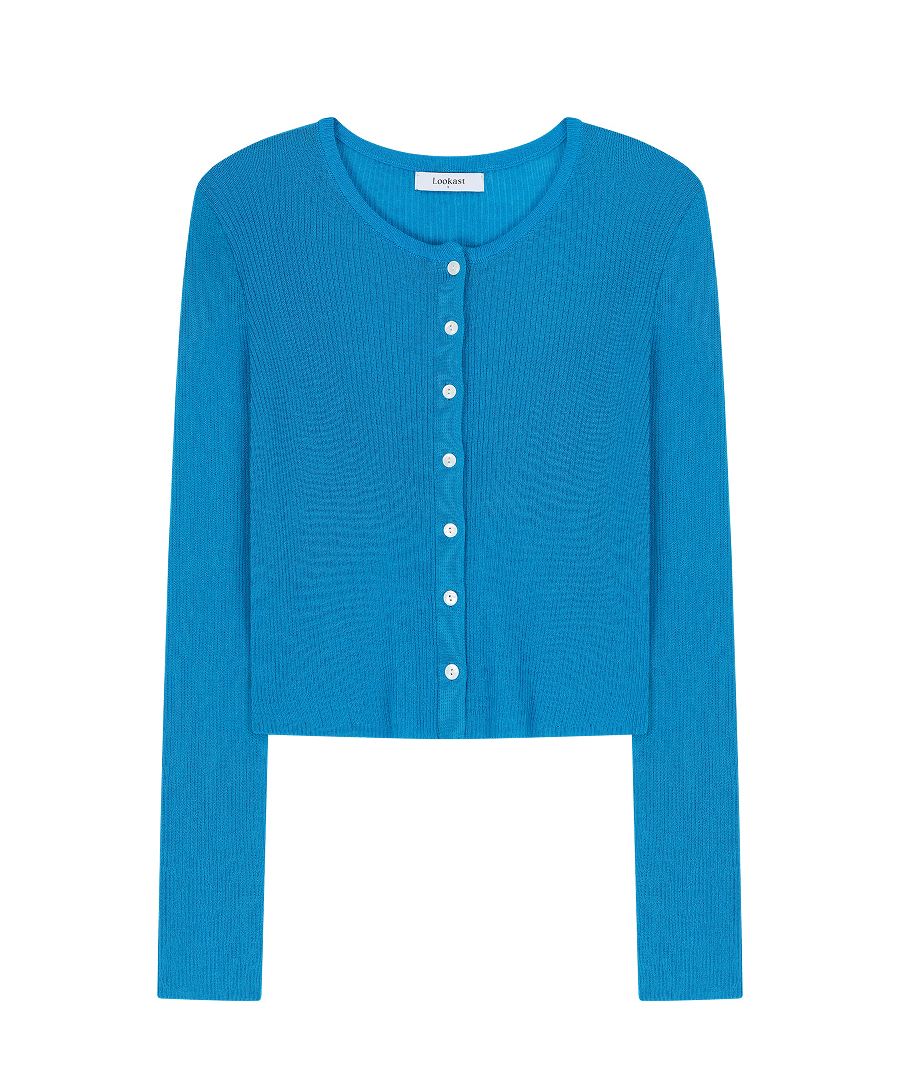 에디트 베이직 라운드 가디건