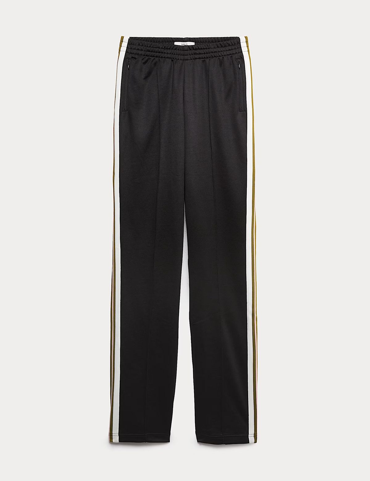 Cotton Rich Retro Side Stripe Joggers