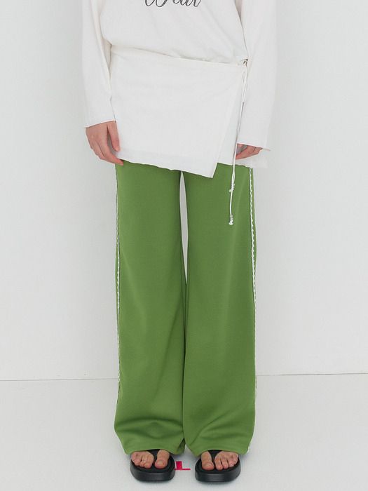 HAZE LACE TRACK PANTS - 5 COLOR