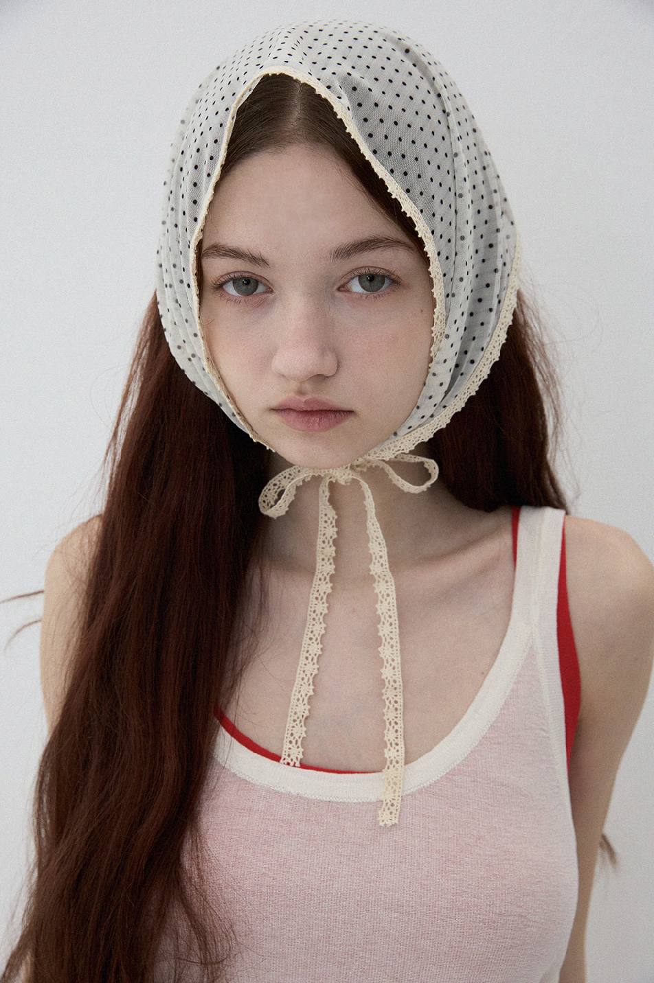 Mono dot scarf (kerchief)