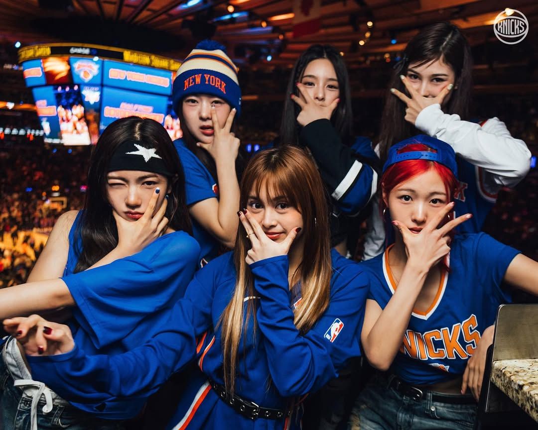 앳하트 NBA 직관 패션 | 인스타그램 @nyknicks