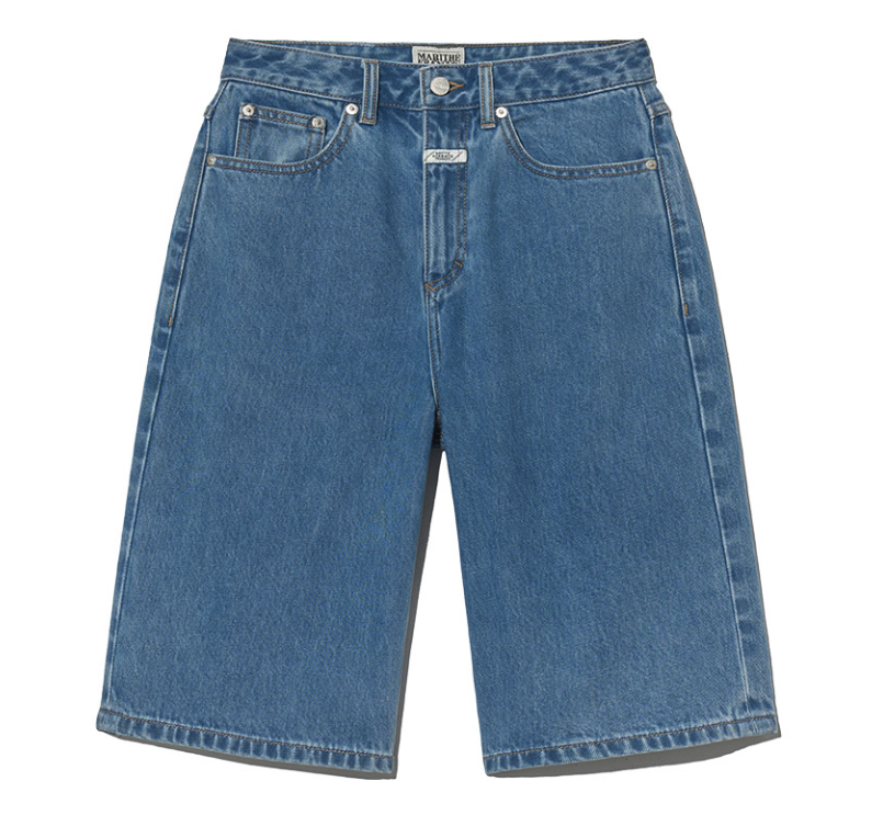 W LONG BERMUDA DENIM PANTS light blue 공유하기