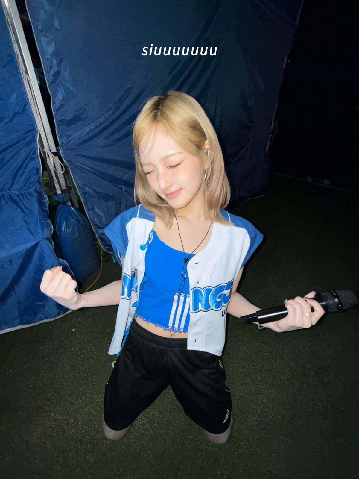 키키의 5부 바지 스타일링. 인스타그램 @kiikii_official