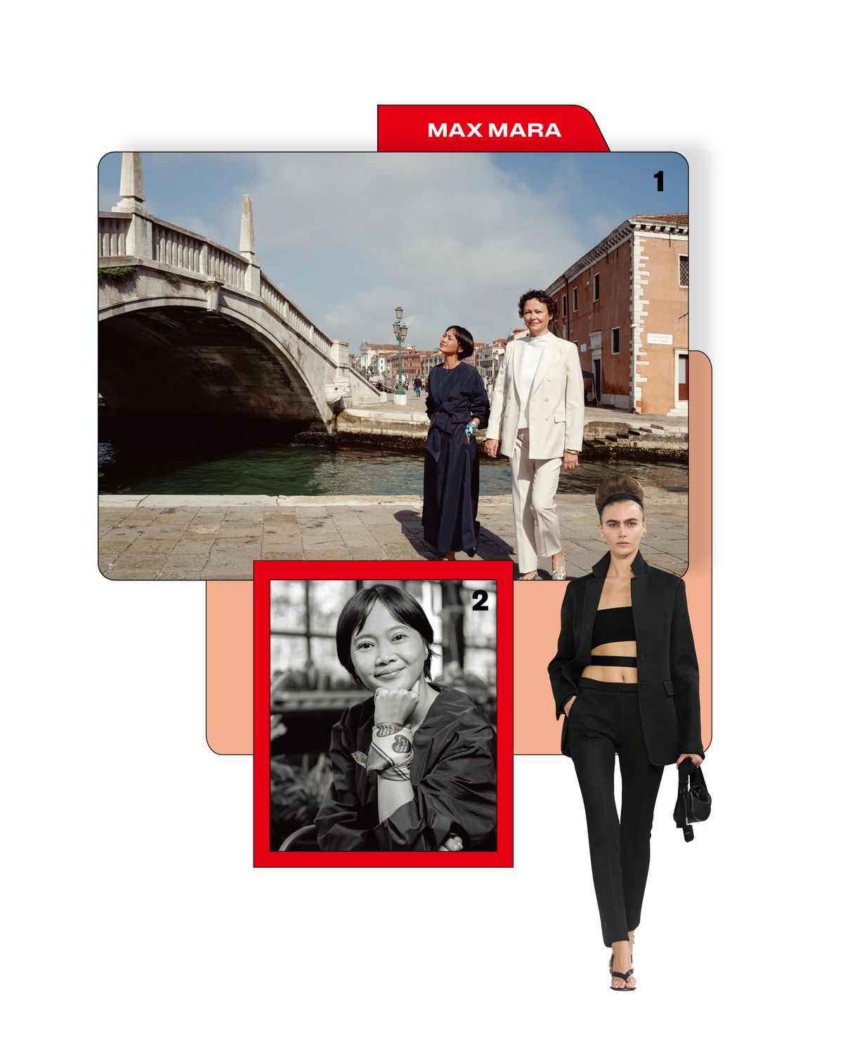 1 큐레이터 세실리아 알레마니와 최종 수상자 아티스트 다이안 수치. 2 2026 ‘막스마라 아트 프라이즈 포 우먼’ 최종 수상자 다이안 수치.