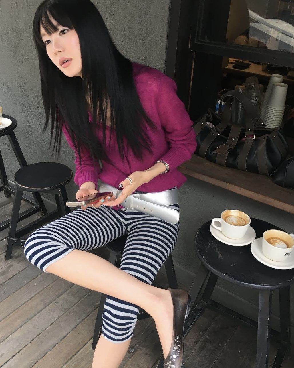 플랫슈즈 스타일링 | 인스타그램 @__fosa 