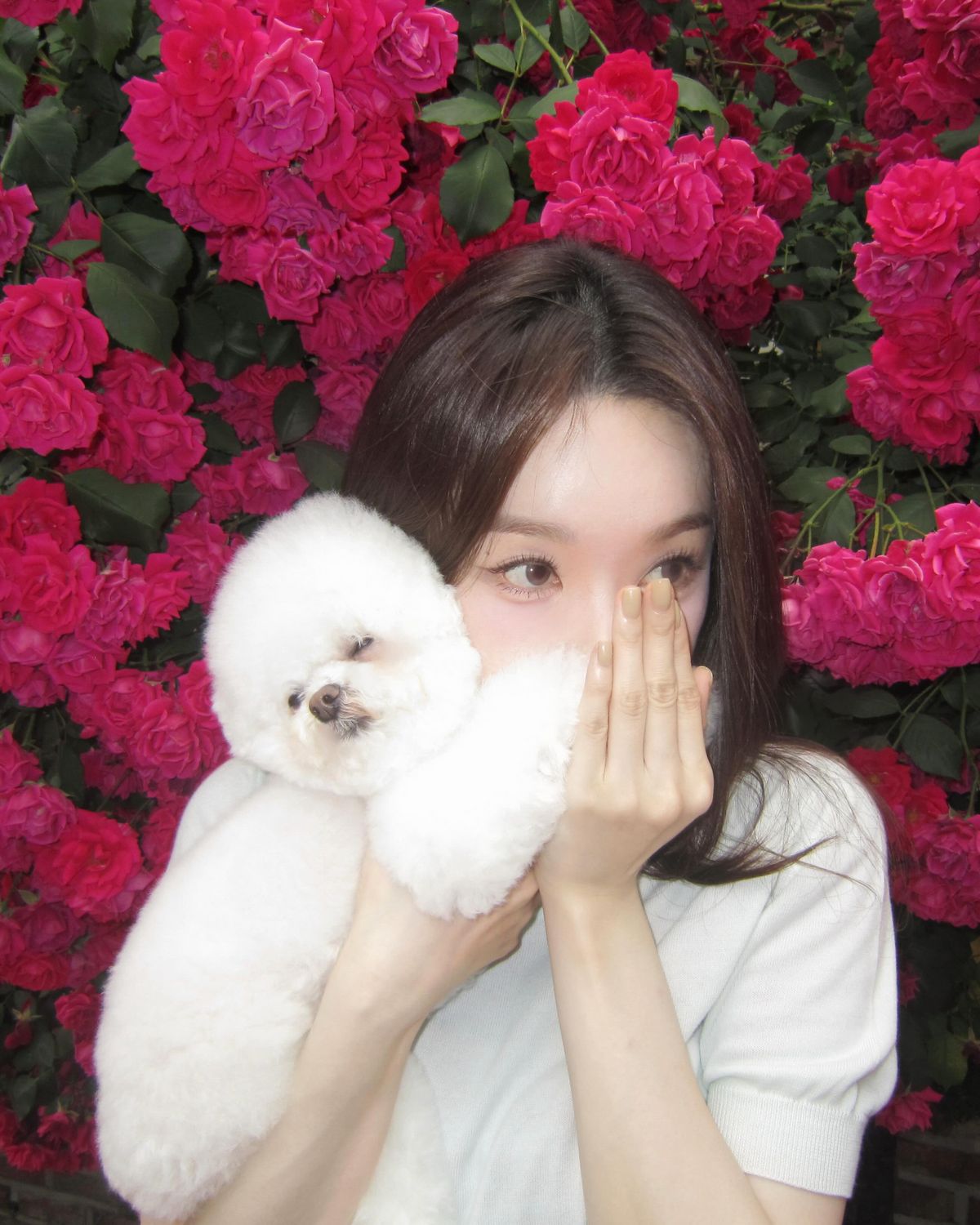 강민경 여름 투명 네일 | 인스타그램 @iammingki