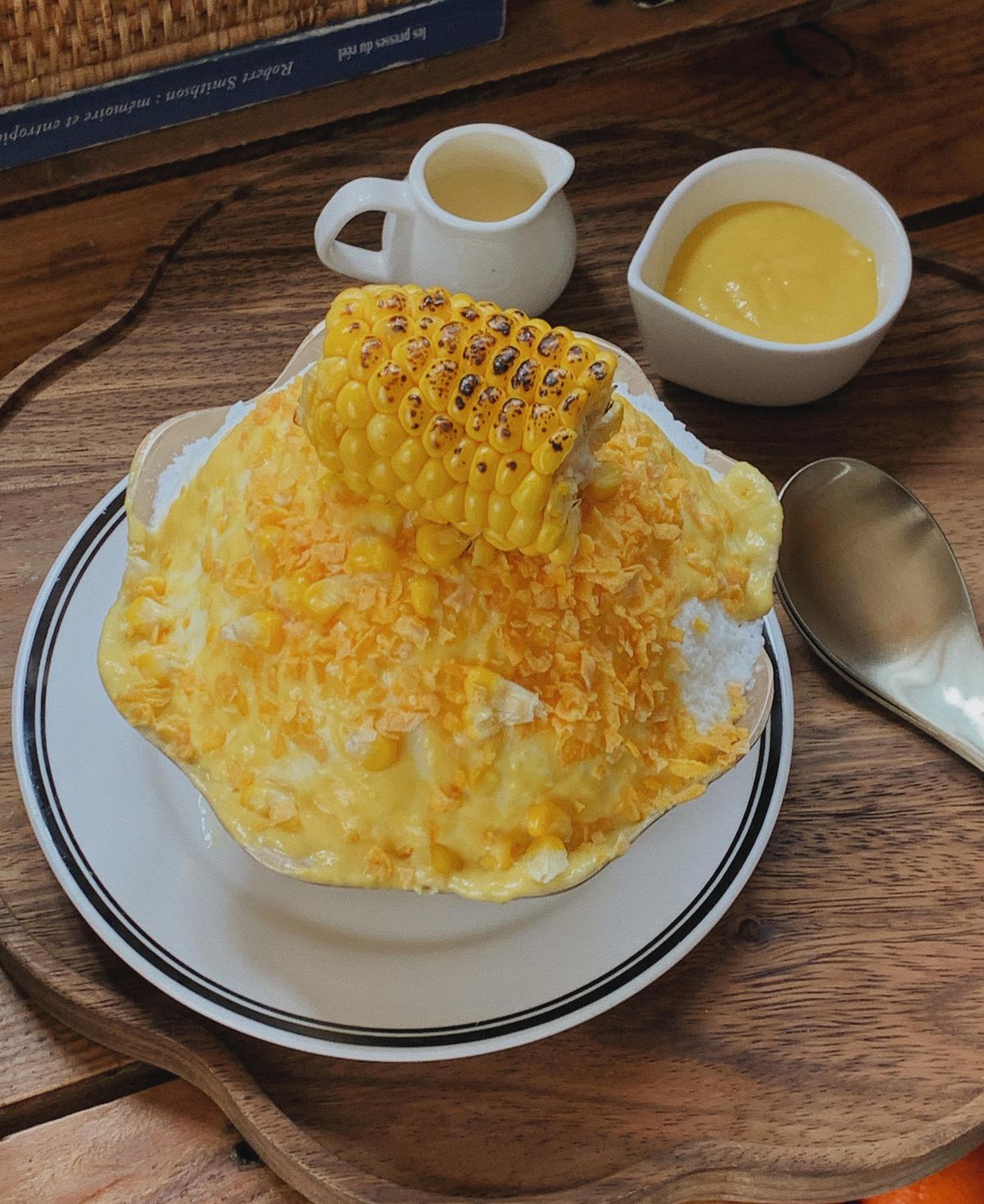라플레 프루트의 초당옥수수 빙수. 인스타그램 @rafre_fruit