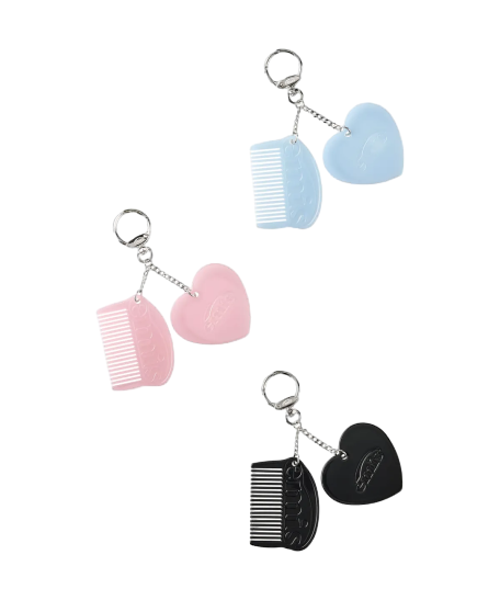 EMIS COMB & HAND MIRROR KEYRING