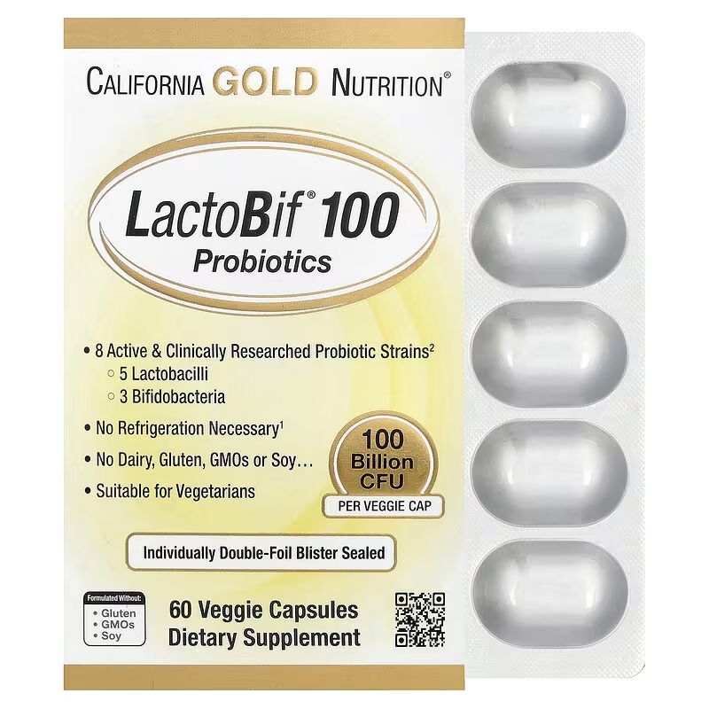 LactoBif® 100 프로바이오틱, 1,000억 CFU