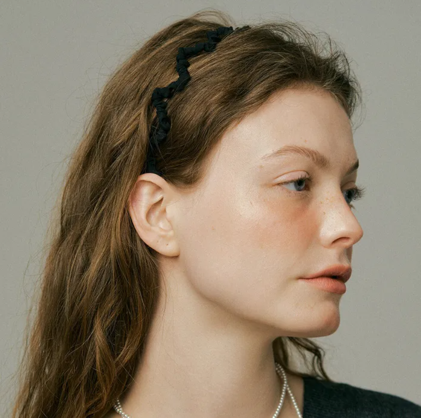 French black Hairband