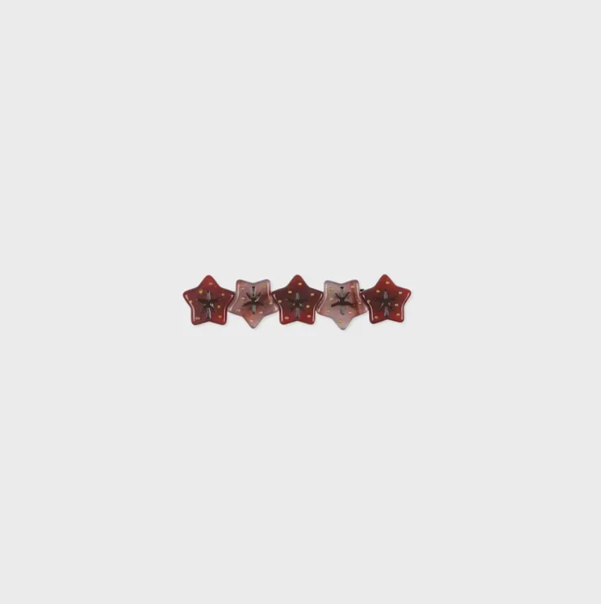 hair pin maple leaves