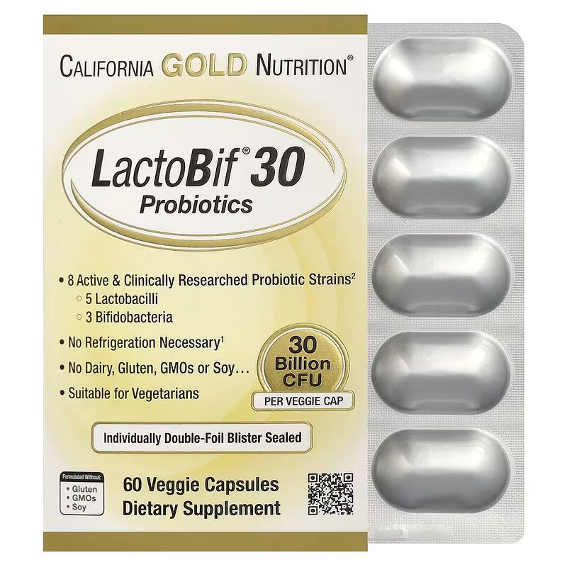 LactoBif® 30 Probiotics, 베지 캡슐 60정
