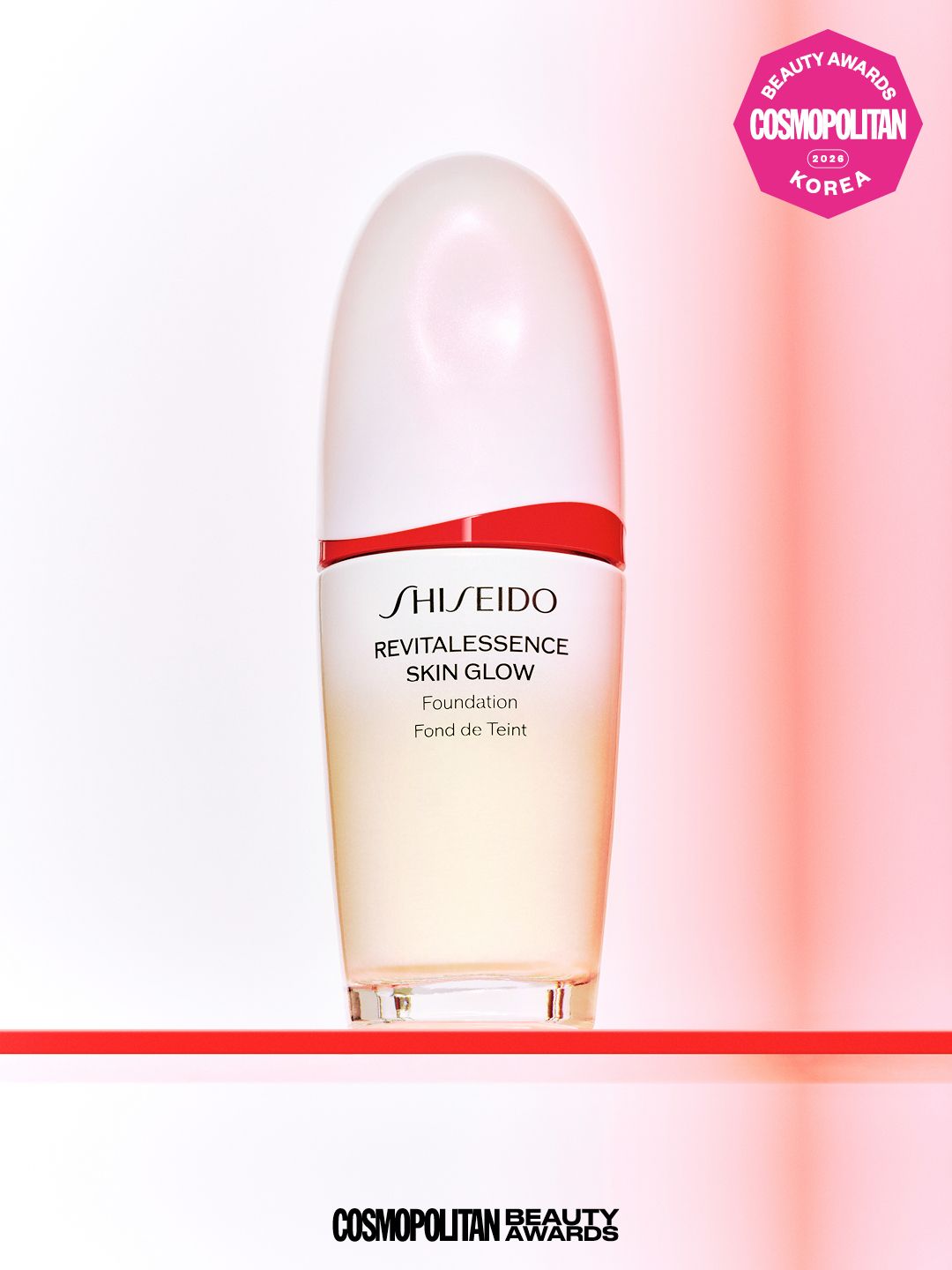 리바이탈에센스 스킨 글로우 파운데이션 30ml 8만5천원대 Shiseido.