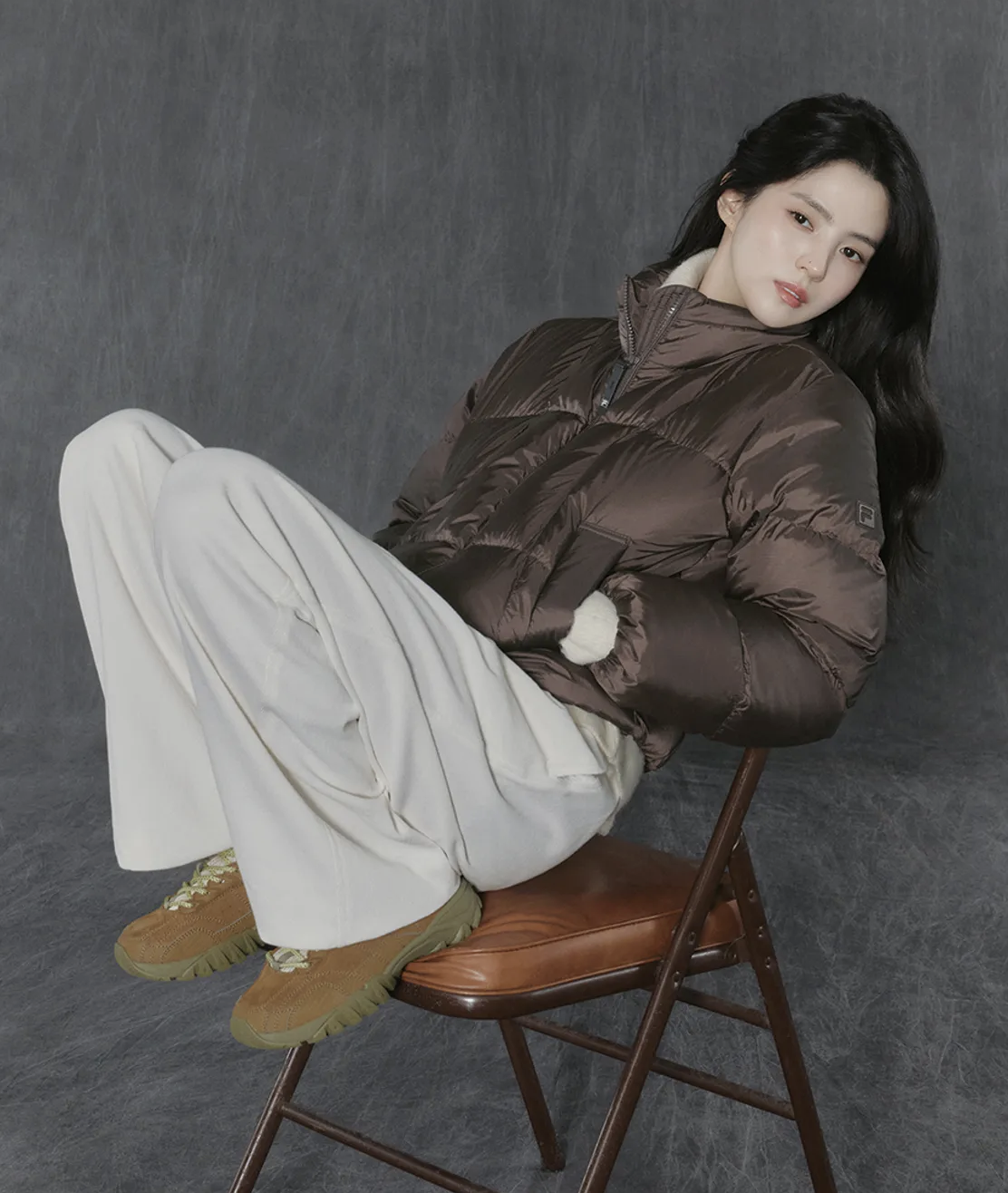 여성 플로우 다운 초코
