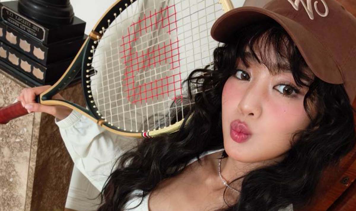 테니스 공주로 변신? 아이들 민니의 미공개 셀카 모음