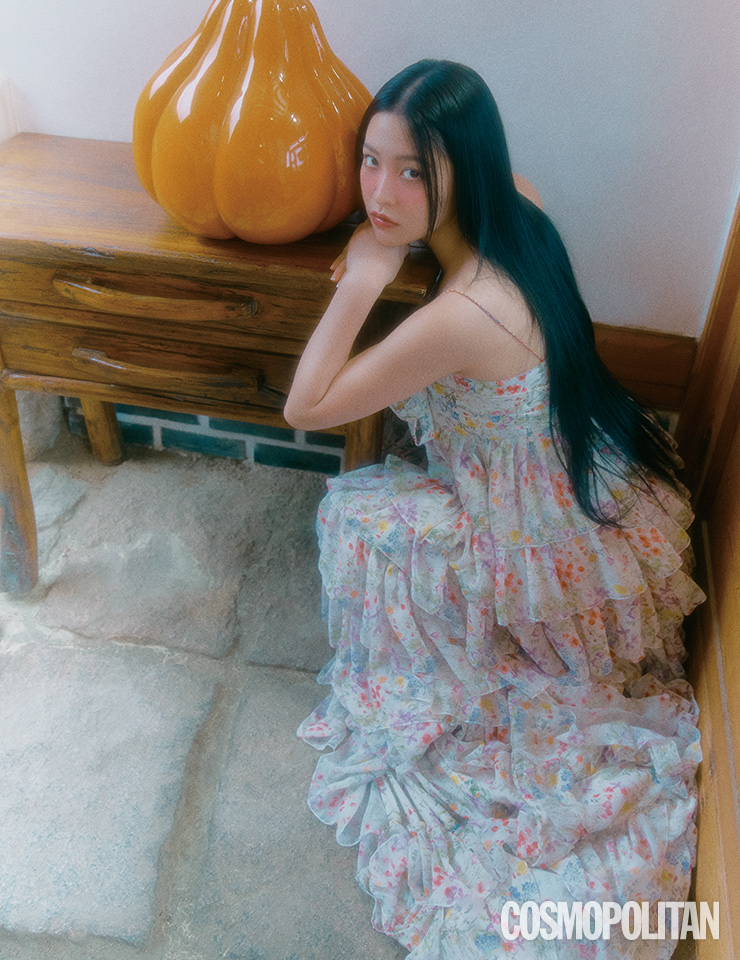 프릴 드레스 5백만원 무낙.