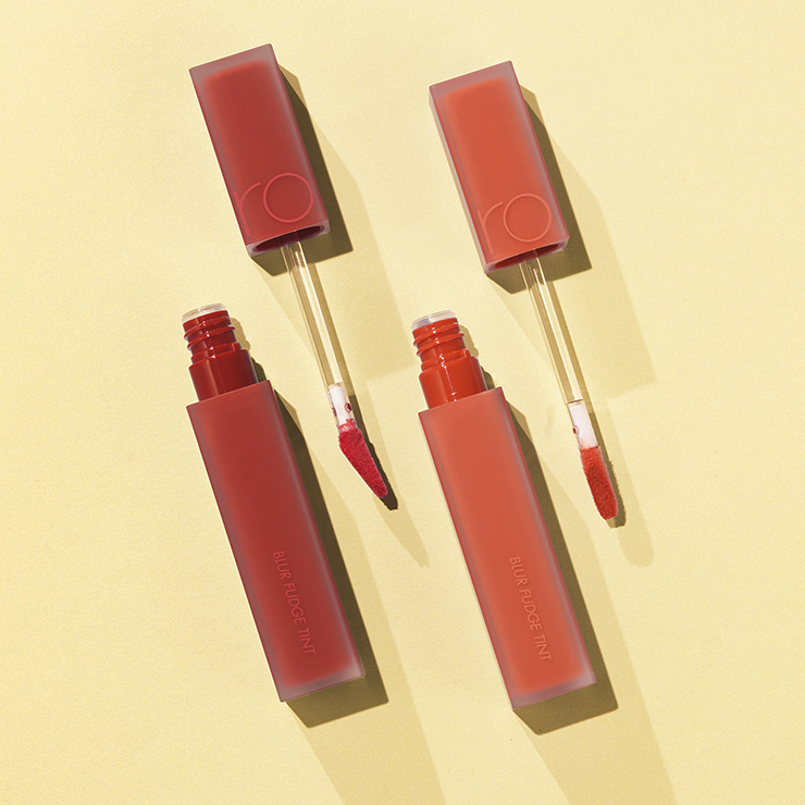 롬앤 블러 퍼지 틴트 01 포멜로코, 07 쿨 로즈 업 각각 1만3천원