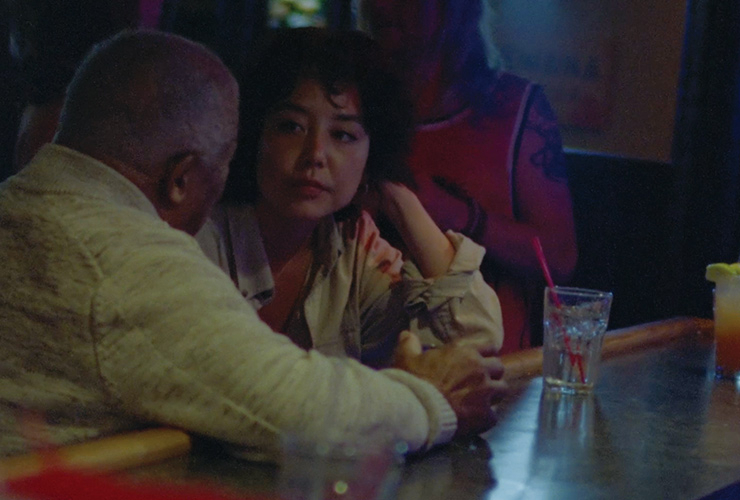 Sky Hopinka, Just a Soul Responding (16mm to HD digital transfer, 4 channels, color, sound, TRT 15:45), 2023 Courtesy of the artist and Broadway.0