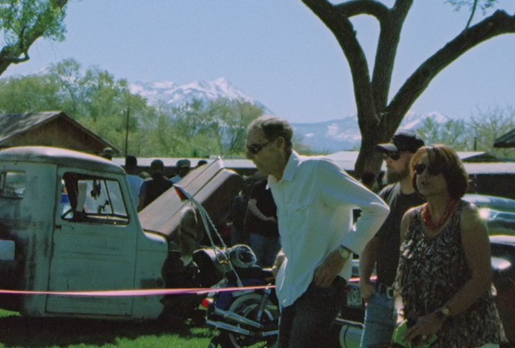 Sky Hopinka, Just a Soul Responding (16mm to HD digital transfer, 4 channels, color, sound, TRT 15:45), 2023 Courtesy of the artist and Broadway.